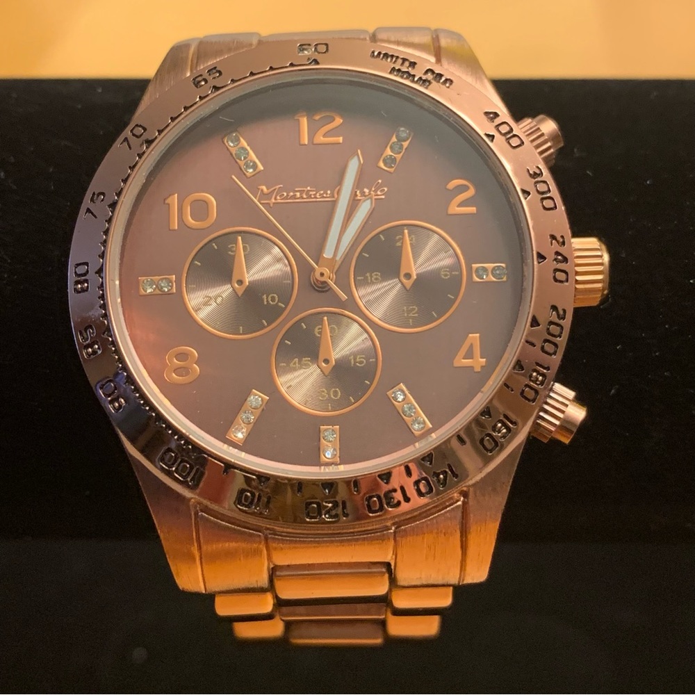 Montres Carlo Luxury Men's Water Resistant Quartz Fashion Wrist Watch Sport